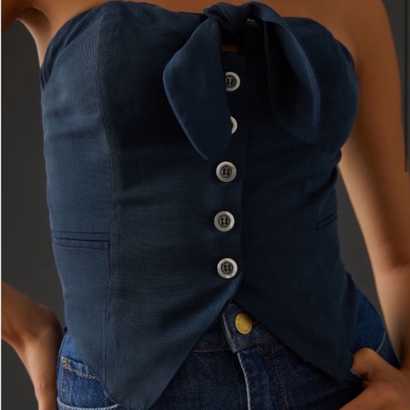 Anthropologie Maeve Strapless Tube Top - Picture 5 of 5